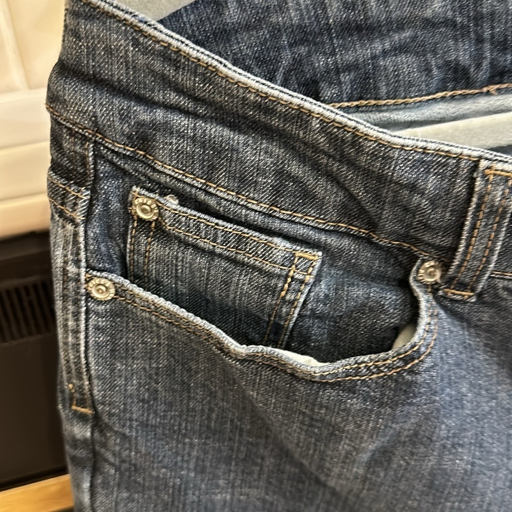Chicos Short Platinum Denim Jeans Size 3/Large/Short - Picture 4 of 10